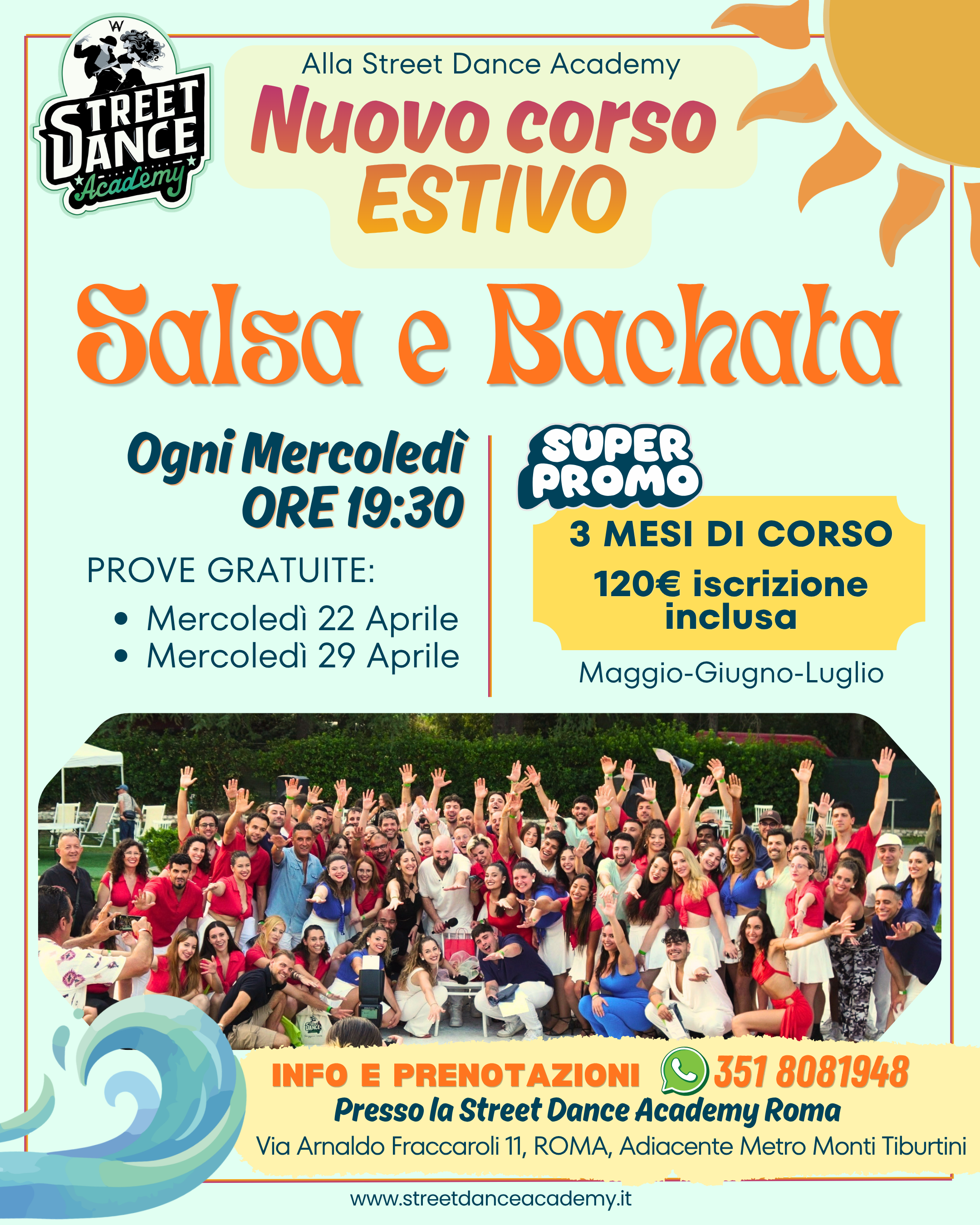 CORSO ESTIVO Salsa e Bachata Base